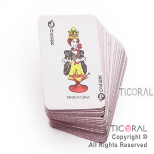 NAIPE MINI HS4725 POCKER 2.7X4CM SET X6 x 1